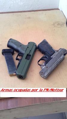 Armas ocupadas por PN REC